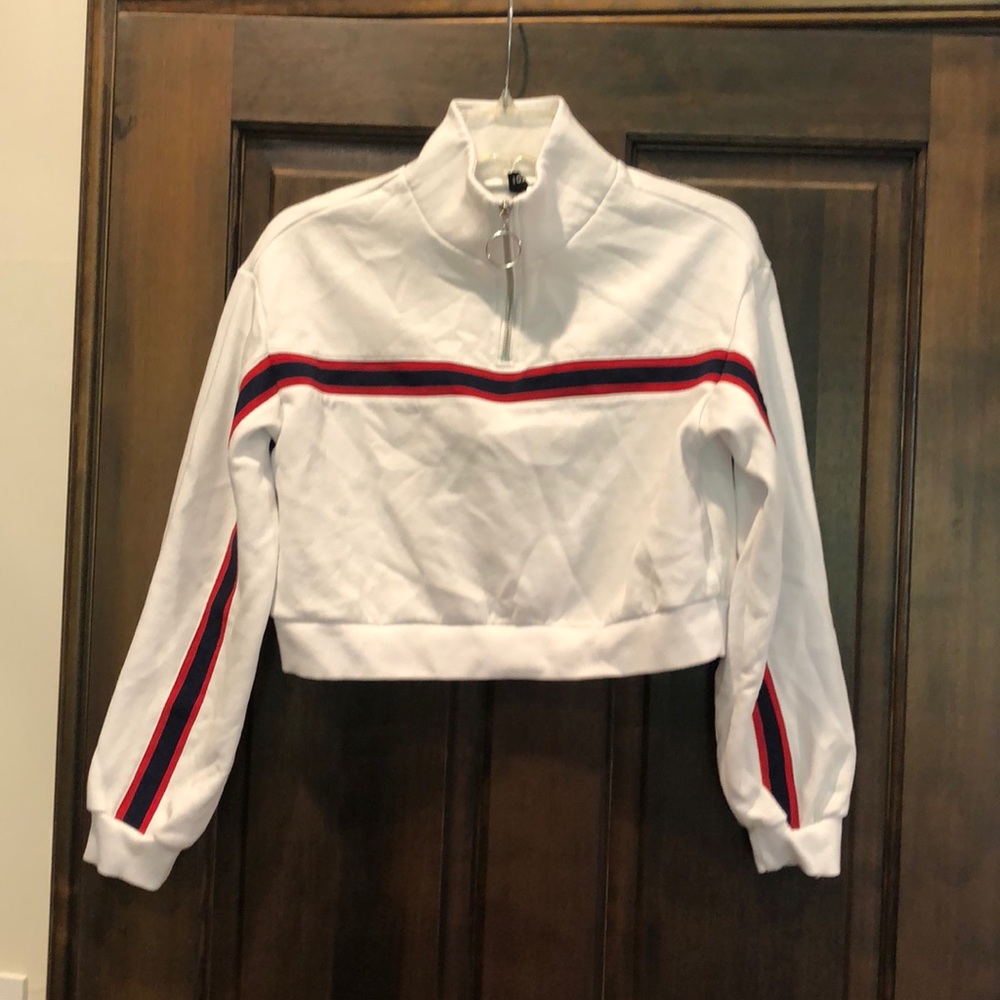 Crop top sweat shirt